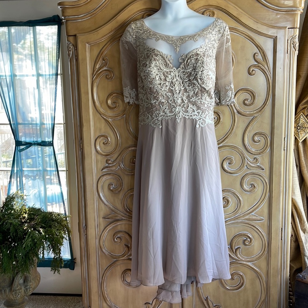 NWT beaded & Lacey special occasion dress